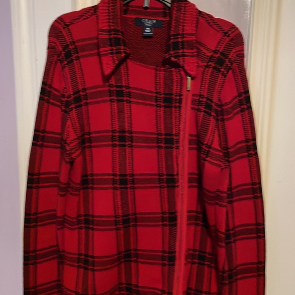 Chaps Sweater Jacket NWTO